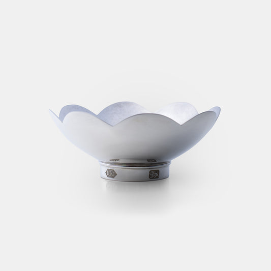 Scalloped Silver Bowl